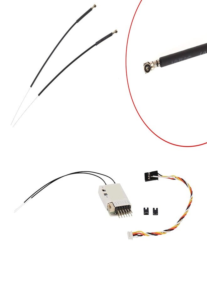 SING F LTD 20Pcs 2.4G 2400-2485 MHz Receiver Antenna Receiver Aircraft Compatible with Frsky X4R X4RSB XM+S6R S8R F30 F3OP F40 F4OP, Black - Image 3